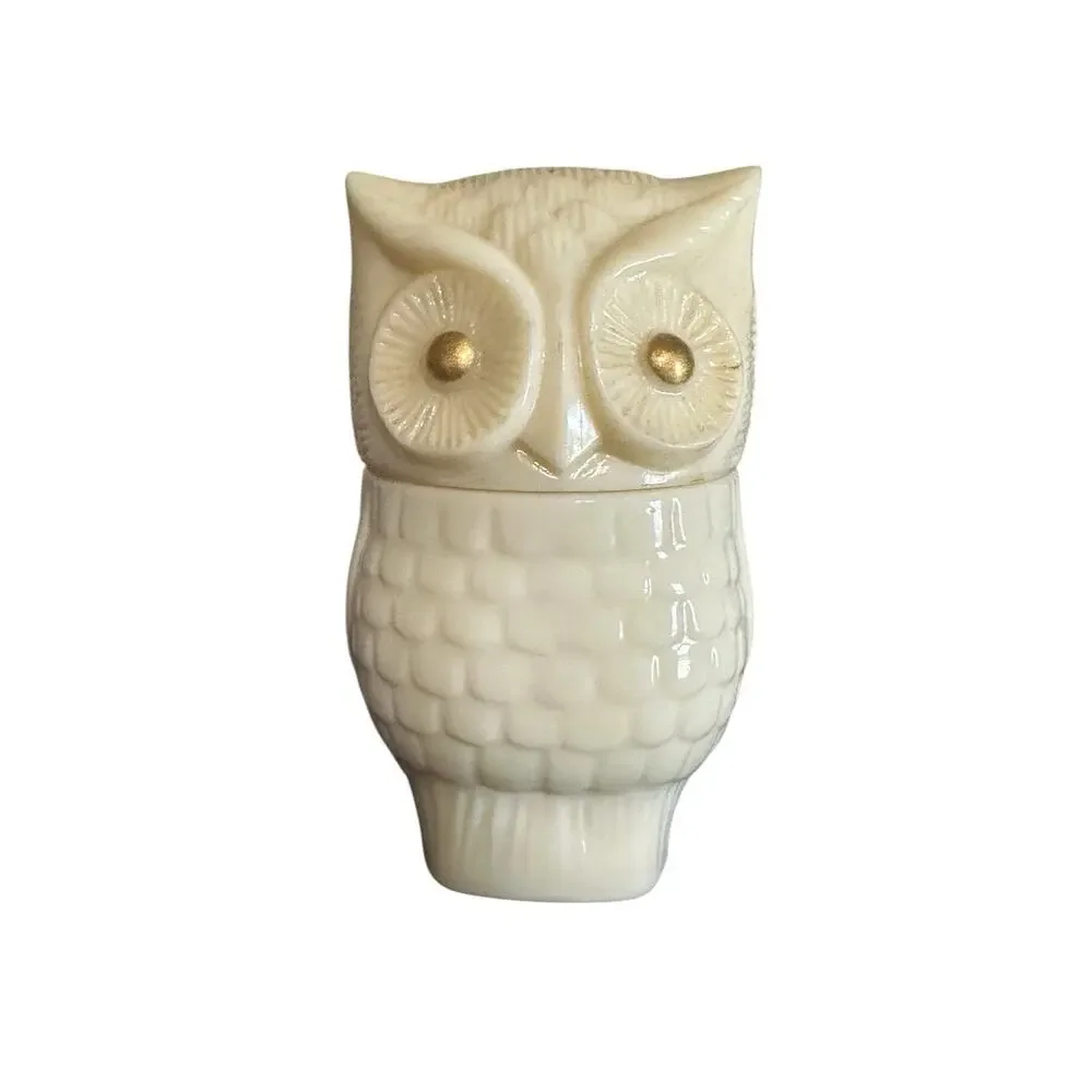 Vintage Old Avon Precious Owl Moonwind Cream Sachet- 1.5 oz Collectible